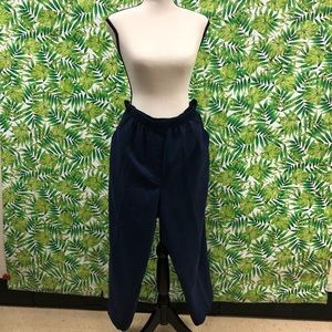 Women’s Navy Elastic Pants